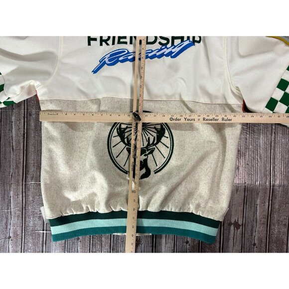 KidSuper Studios wool blend Jagermeister Varsity Jacket size 2XL NWT mspr 450 - Picture 6 of 7